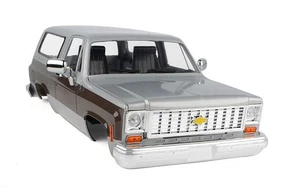HRP Rc4Wd Chevrolet Blazer Hard Body Complete Set Silver/Warm Grey - Picture 1 of 5