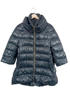 HERNO Daunenjacke Damen Jacke Gr. DE 44 dunkelblau Glanz-Optik - Bild 1 von 7