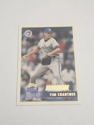 1996 Topps Baseball Card Tim Crabtree Toronto Blue Jays #351 - Image 1 of 2