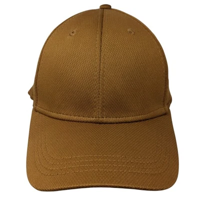 Athletic Works Fitted Hat Solid Brown XL Vent Holes Outdoor 6 Panel Blank - Image 1 of 4
