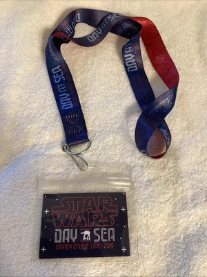 Disney Cruise Line Star Wars Day at Sea Lanyard 2019 Pin Trading - Image 1 of 4