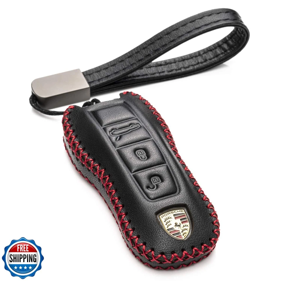 Vitodeco Cuero Genuino Inteligente Llavero Estuche Cubierta Protector con Llave de Cuero  Foto 1 de 4