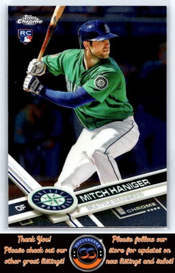 Mitch Haniger Rookie 2017 Topps Chrome #29 Seattle Mariners - Image 1 of 4