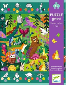 Puzzle Géant  Observation Forêt 54 Pièces - Foto 1 di 12