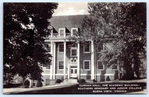 DURHAM HALL AKADEMISCHES GEBÄUDE SÜDLICHES SEMINAR COLLEGE BUENA AUSSICHT VA POSTKARTE - Bild 1 von 2