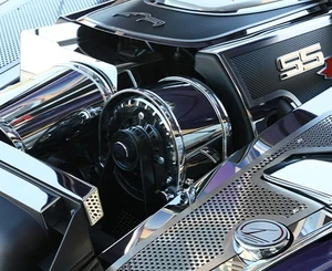 Alternator Cover Kit 3pc fits 2003-2006 Chevy SSR [Polished] - Picture 1 of 6