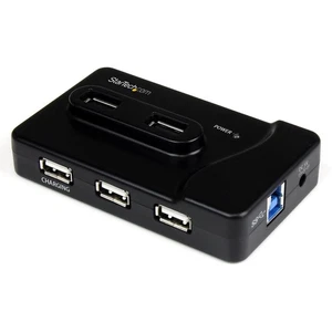 StarTech.com 7 Port USB Hub - 2 x USB 3A, 4 x USB 2A, 1 x Dedicated Charging Por - Picture 1 of 7