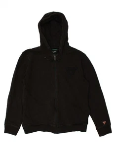 Suéter con Capucha GUESS Para Hombres Cremallera XL Negro AN10 - Imagen 1 de 5