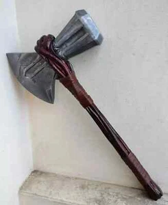 Avengers Metal Infinity War Thor Stormbreaker 1:1 Axe Prop Hammer Weapon - Picture 1 of 4