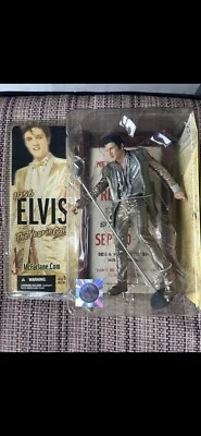 McFarlane Toys Elvis Presley 1956 The Year In Gold 4th Edition 2005 Figure New - Image 1 of 4