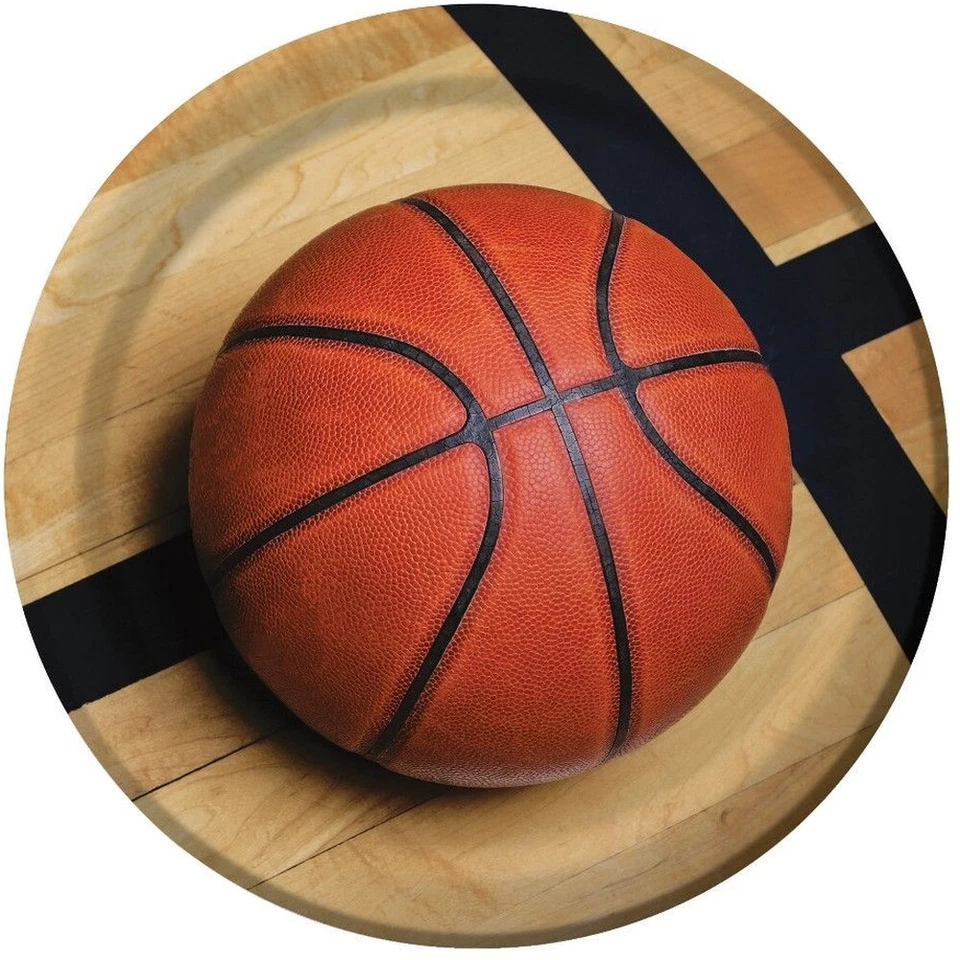 Basketball Fanatic Plates 9" 8CT - Image 1 of 1