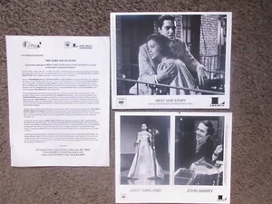 SONY.LEGACY SOUNDTRAX 2004 2 B&W PUBLICITY PHOTOS-WEST SIDE STORY+STAR IS BORN - Picture 1 of 6