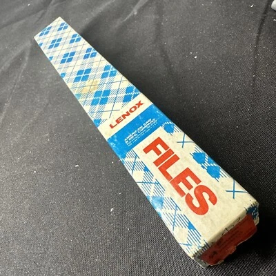 New Old Stock Case of 2 Lenox 8” Round Smooth File NOS Made in USA - Image 1 of 4