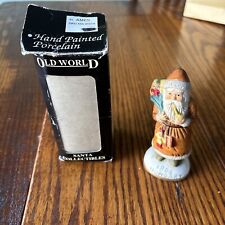 Vintage Santa Claus Figurine 1884 Hungary Christmas Tree Ornament With Box 5”!!