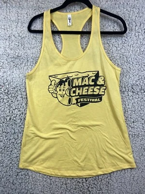 Идеальный на следующий уровень желтый racerback без рукавов бак Mac и сыр фестиваль 2XL - Изображение 1 из 4