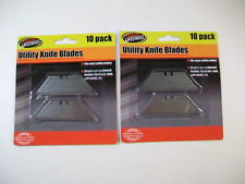 NEW 10 PACK STERLING HARDWARE UTILITY KNIFE BLADES REPLACEMENT BLADES BOX CUTTER