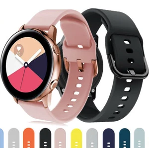 Silicone Strap Watch Band For Samsung Galaxy Watch 4 5 6 7 40/44mm Classic 43/47 - Picture 1 of 24
