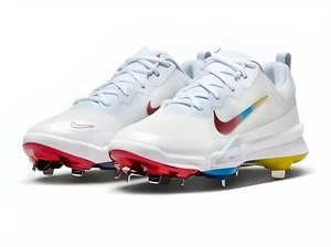 NEW NIKE ZOOM TROUT 9 Elite Mens Baseball Cleats Size 12 FV4575-106 Rainbow NEW! - Picture 1 of 14
