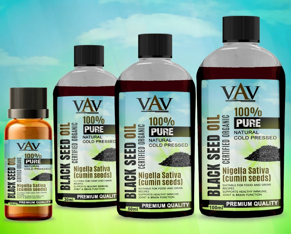 Black Seed Oil MAX STRENGTH 100% VIRGIN COLD PRESSED Nigella Sativa Cumin Seeds - Image 1 of 1