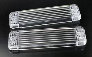 PAIR of NEW Clear Indicator light lenses for ARB Bullbar 135 x 38mm Turn Signals - Picture 1 of 4