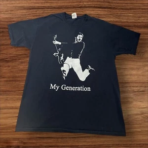 Camiseta Gráfica My Generation Cuello Redondo Manga Corta Camiseta Grande - Imagen 1 de 5