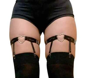 Liga elástica ajustable con anillo en forma de corazón - Imagen 1 de 2