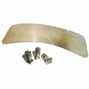 BSA NORTON Triumph Stainless Steel Front Number Plate With 3 Fixing - Picture 1 of 4