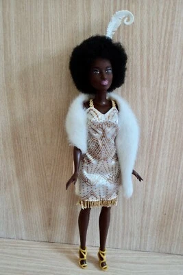 Barbie Lovely African American Petite Fashionista In ROARING 20's Fashions - Image 1 of 3