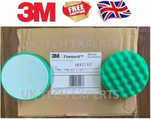 50 x 3M Finesse-it Cuscinetto composto buffla lucidante verde 63999 135 mm - Foto 1 di 5