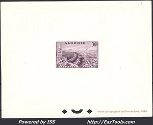 ALGERIE EPREUVE DE LUXE DU N°339 VUE DE ORAN NEUF SANS GOMME - Picture 1 of 2