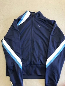 Diadora Sweatshirt Kids Size Medium Youth Full Zip Knit Track Jacket - Picture 1 of 5