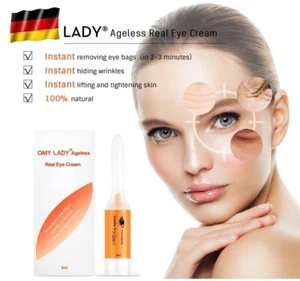 Lifting Creme Augencreme Ageless Anti-Aging Soforteffekt Falten Tränensäcke - Bild 1 von 8