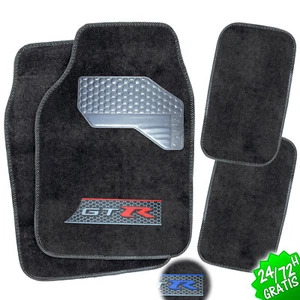 SET 4x ALFOMBRAS COCHE ALFOMBRILLAS MOQUETAS UNIVERSAL CARPET CAR MAT SET - Imagen 1 de 7