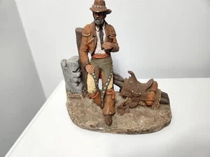 Vtg 1978 Daniel Monfort "John Wayne" Western Stone Sculpture - Picture 1 of 9