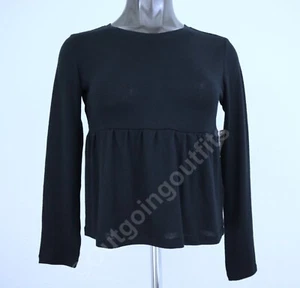 NEW Old Navy Girl's Pullover Long Sleeve Black Top Size XL (14-16) - Picture 1 of 9