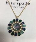 Kate Spade New York  peacock way Mini Pendant Necklace w/KS Dust Bag