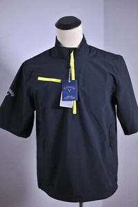 NWT Callaway Weather Series 1/2 Zip Pullover Rain Jacket Black Men's Medium M - Picture 1 of 4