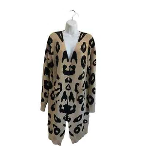 Angashion Leopard Print Cardigan Size XL - Picture 1 of 5