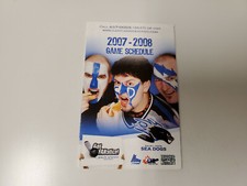 RS20 Saint John Sea Dogs 2007/08 Minor Hockey Pocket Schedule - Alpine Lager