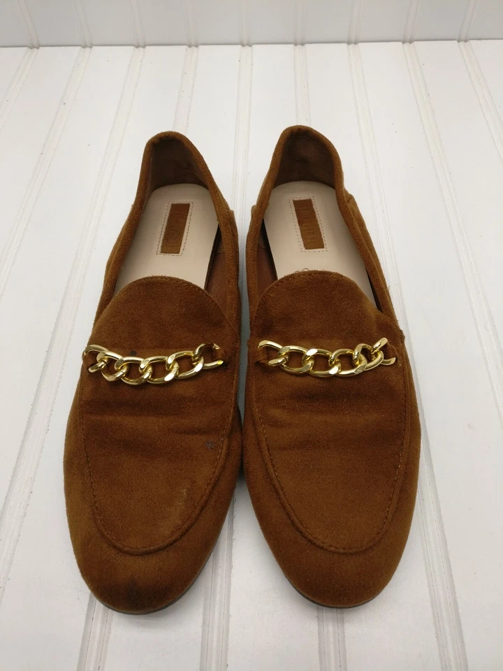 Mocasines casuales Forever 21 sin cordones de gamuza marrón talla 6,5 Foto 1 de 4