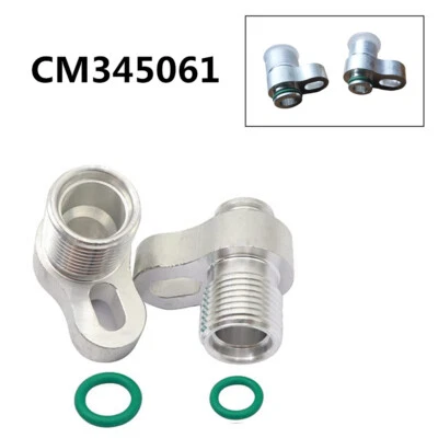 1Set Swap A/C Compressor Adapter Fittings For Denso 10S17F & 10S20F Kit CM345061 - Image 1 of 4