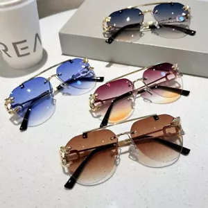 Luxus Sonnenbrille für Damen, Vintage mit Geschenkbox - Bild 1 von 29