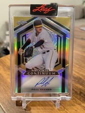 2023 Leaf Metal Rookie Continuum Auto #/110 Paul Skenes Pirates #1 Draft Pick 🔥