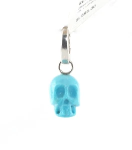 Ciondolo Ippolita argento sterling turchese teschio piccolo .925 scheletro nuovo con etichette! - Foto 1 di 1