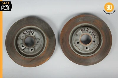 03-06 Mercedes W209 CLK500 Front Brake Rotor Rotors Set 2094210012 OEM - Image 1 of 4