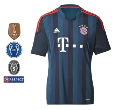 Trikot Adidas FC Bayern 2013-2014 Third I FCB 3rd UCL WC Badge Champions League - Bild 1 von 2