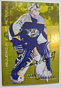 1999-00 BAP Millennium Autographs Gold #139 Tomas Vokoun Hockey AUTO - Picture 1 of 4