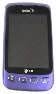 Smartphone LG Optimus S LS670 - Púrpura y Plateado (Sprint) Android Foto 1 de 2