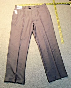 Nuevo Pantalón Stafford Calce Clásico Frente Plano Súper Gris de Viaje para Hombres 42x30 Nuevo con Etiquetas - Imagen 1 de 12