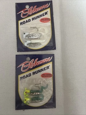Lote de señuelos de pesca Blakemore Road Runner nuevos en paquete serie Pro hoja de sauce 1992 Foto 1 de 4